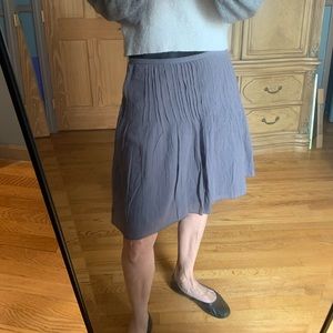 2/$10 sale NWT H&M LOGG Grey Knee Length Skirt 6
